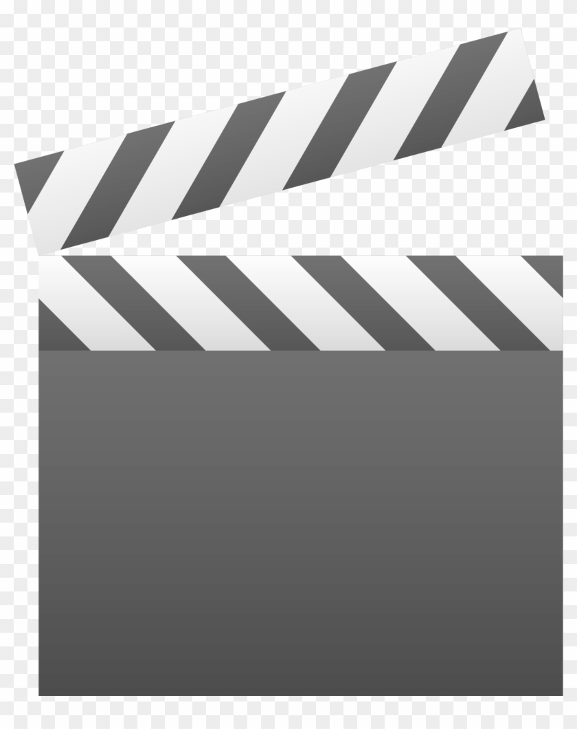 Drawing Clapboard Clipart - Video Clip Vector #348633