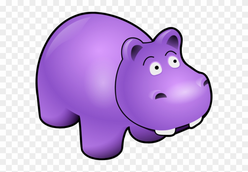 Ah Ha Moment Clipart - Purple Hippo Clipart #348679