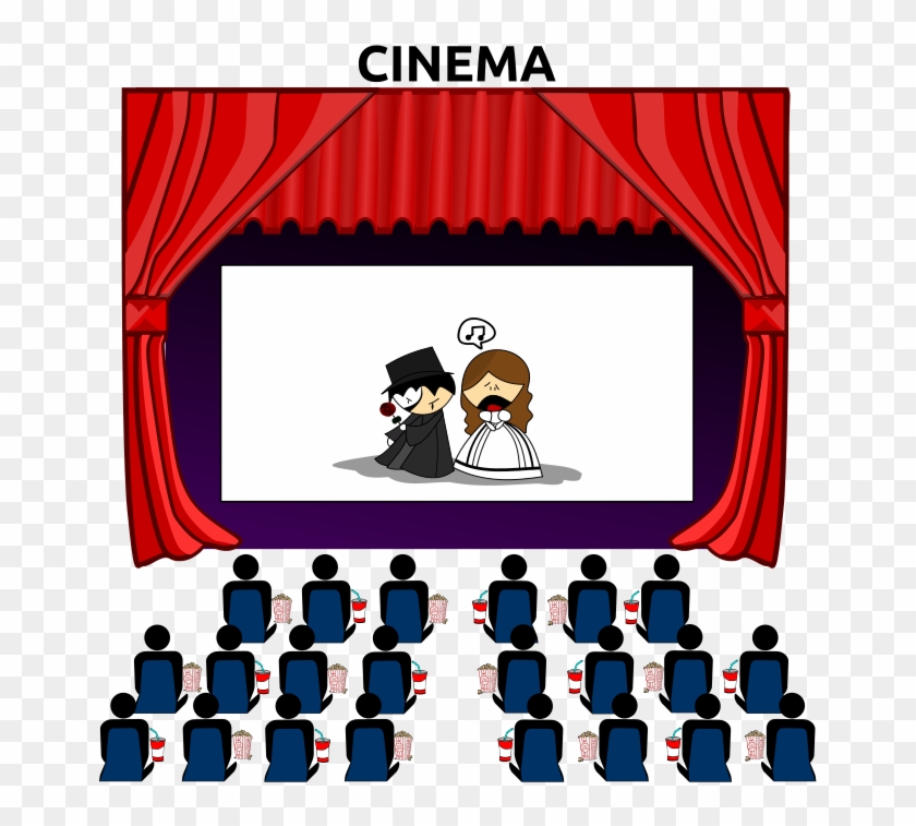 Movie Theater Seats Clip Art - See A Movie Cartoon #348695