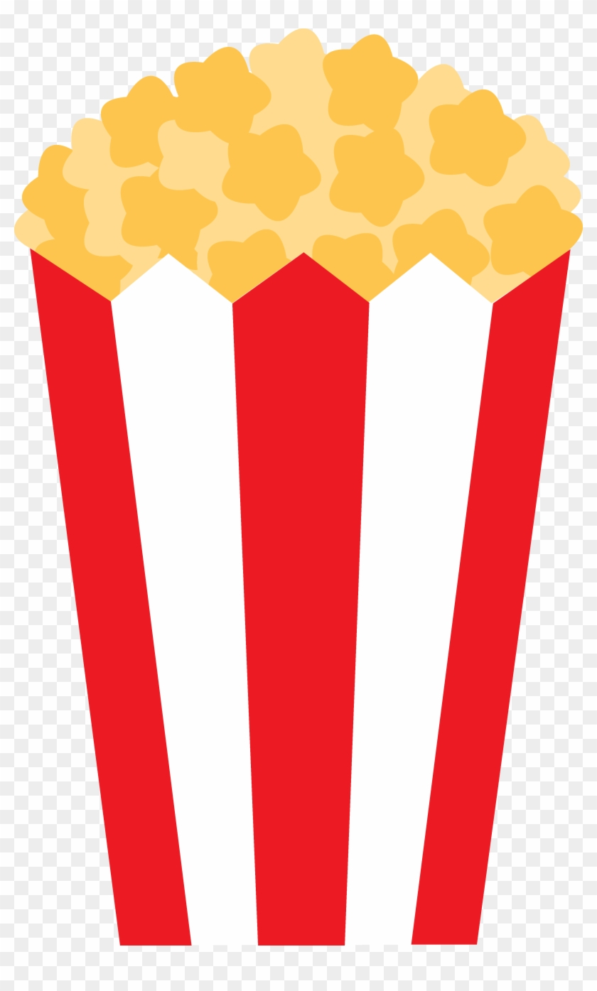 Movie Tickets And Popcorn Clipart - Popcorn Bag Clip Art #348810