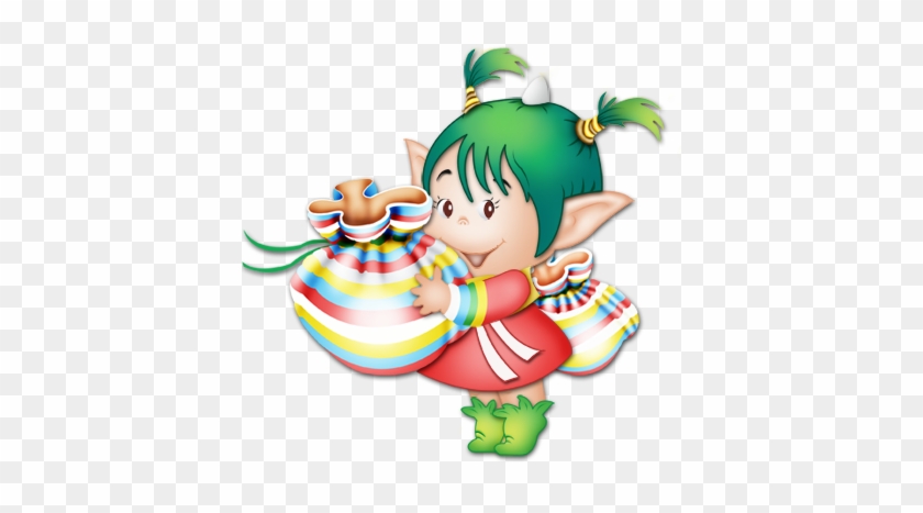 Bebes Imagenes, Gnomos, Duendes De Navidad, Repollo, - Cartoon #348825