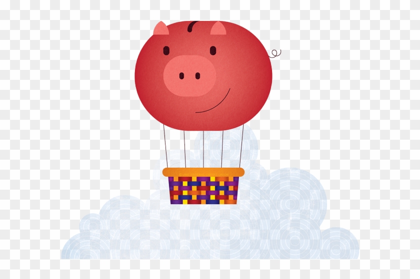 Ume Flying Pig - Cartoon #348868