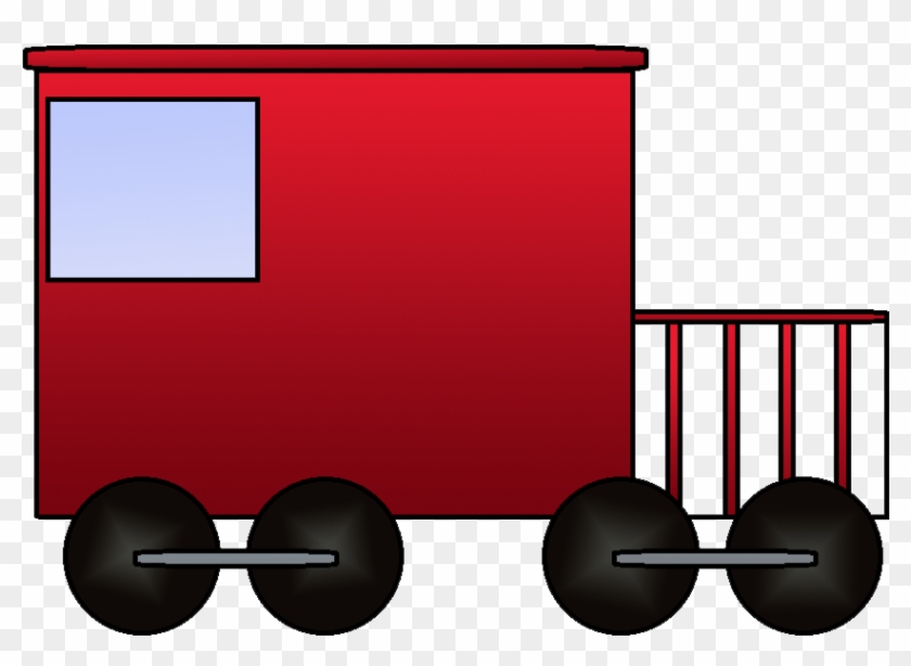 Little Red Caboose Clip Art - Caboose Clipart #349132