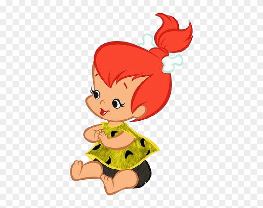 Baby Flintstones Baby Cartoon Characters Baby Clip - Pebbles Flintstone Png #349301