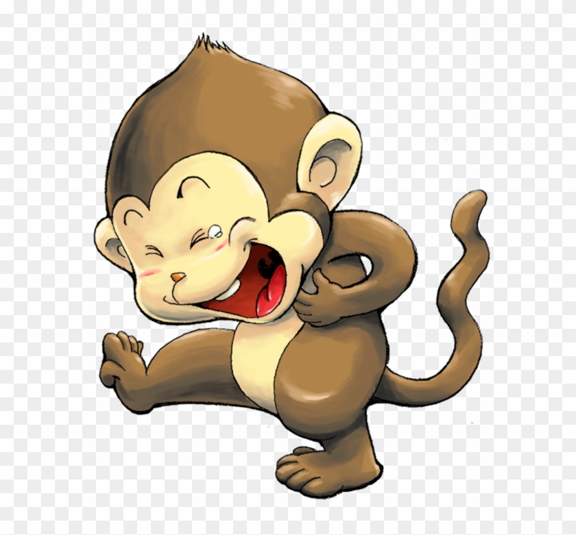 monkey laughing