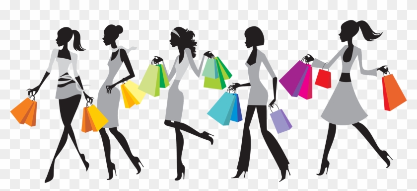 Need A Flexo Graphic Printing - Transparent Shopping Girls Png #349480