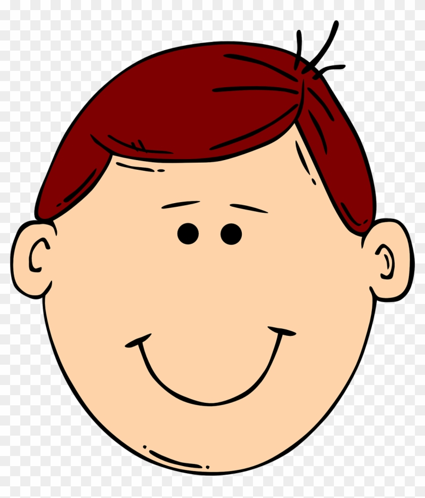 Boy Face Head Smile Young Png Image - Cartoon Man Face - Free Transparent  PNG Clipart Images Download