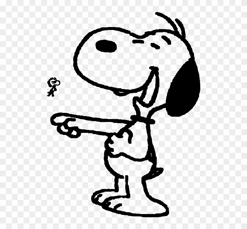 Snoopy Laughing At Woodstock By Bradsnoopy97-dbo01u3 - Snoopy Laughing #349533