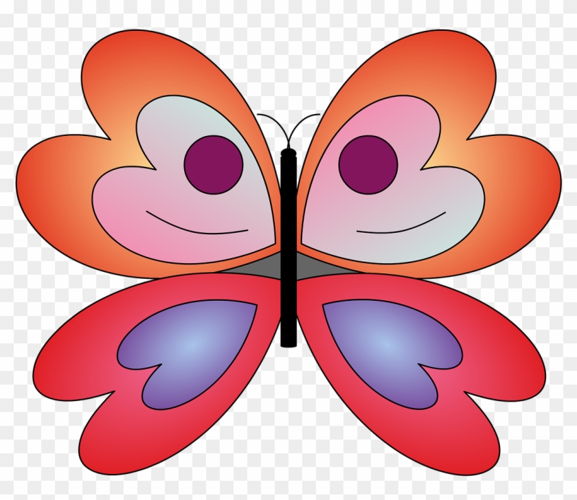 Cartoon Butterflies 26, Buy Clip Art - Butterflies And Moths #349546