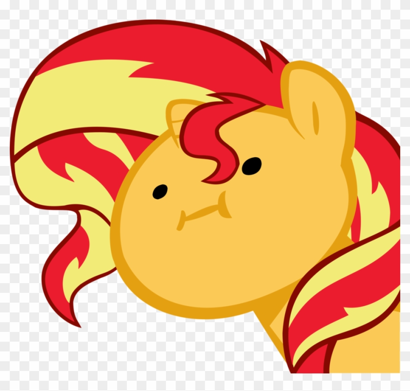 Sunset Shimmer Wut Face By Nano23823 - Sunset Shimmer Derp Face #349568