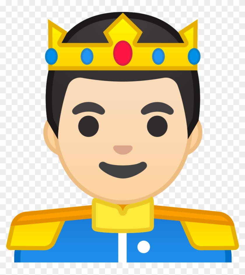 Prince Light Skin Tone Icon - Student Ico #349612