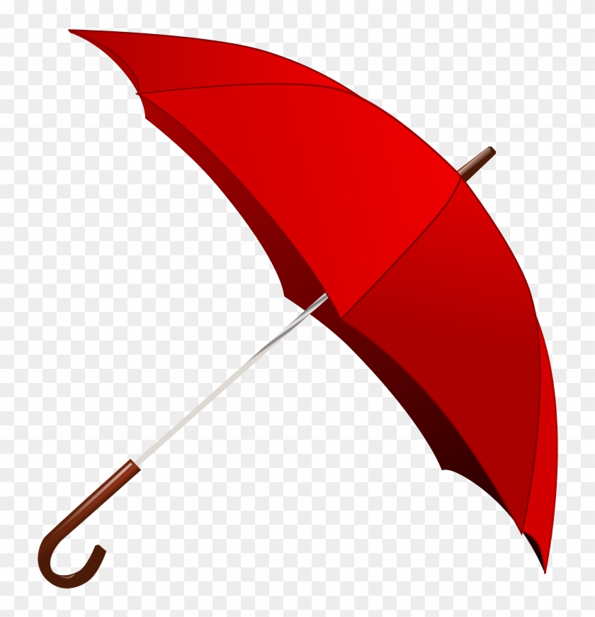 Free Red Umbrella Clip Art - Umbrella Png #349658