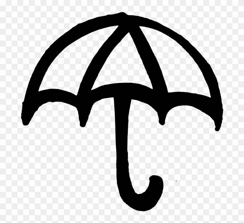 Umbrella Revolution Symbol - Clipart Outline Of Umbrella #349647
