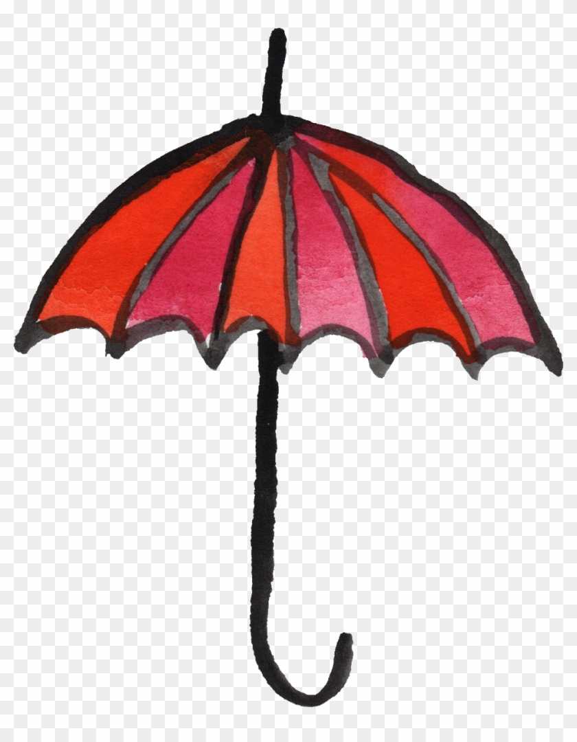 Free Download - Umbrella Watercolor Png #349667