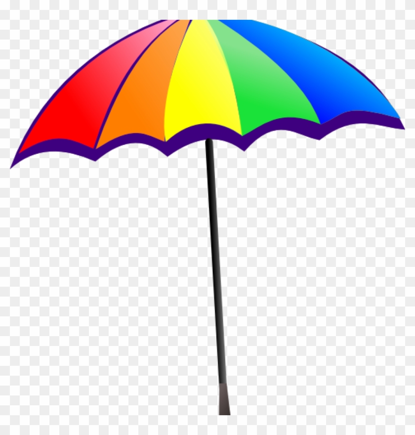 Umbrella Clipart Beach Umbrella Clip Art Clipart Panda - Aplique De Guarda Sol #349693