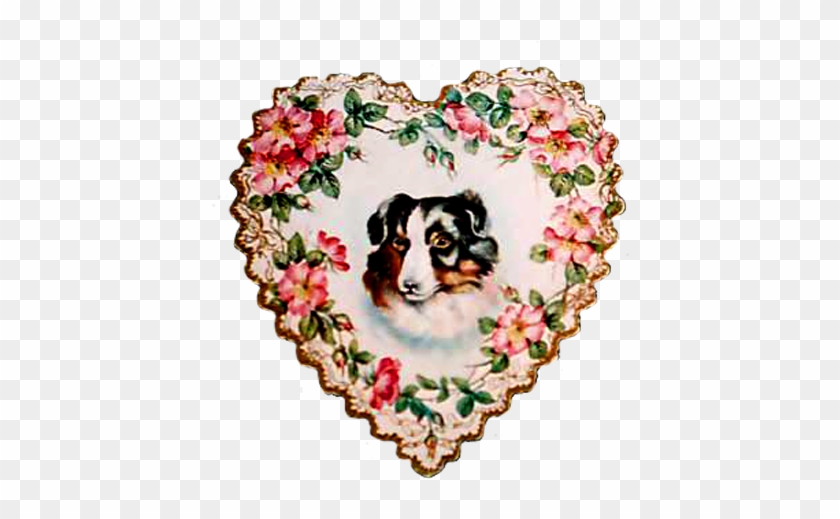 Valentine Cupid Clip Art, Old Valentine Heart With - Vintage Valentine Heart Png #349704