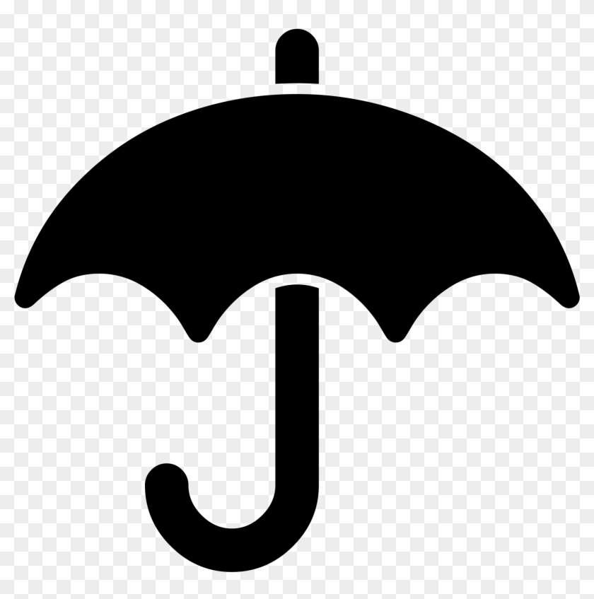 Open - Black Umbrella Clip Art #349793