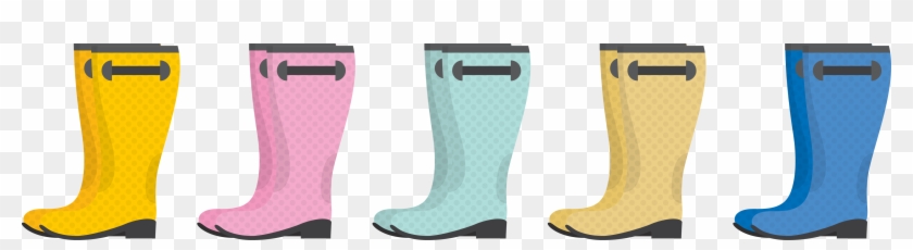 Wellington Boot Umbrella Rain Clip Art - Rain Boots Graphic #349884