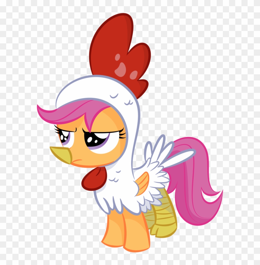 Chicken Scootaloo By Shadowdark3 Chicken Scootaloo - Scootaloo #350035