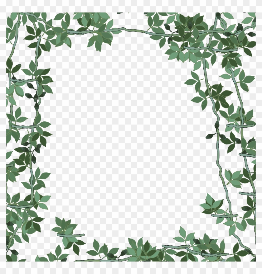 This Free Icons Png Design Of Green Floral Frame - Green Floral Frame #350087