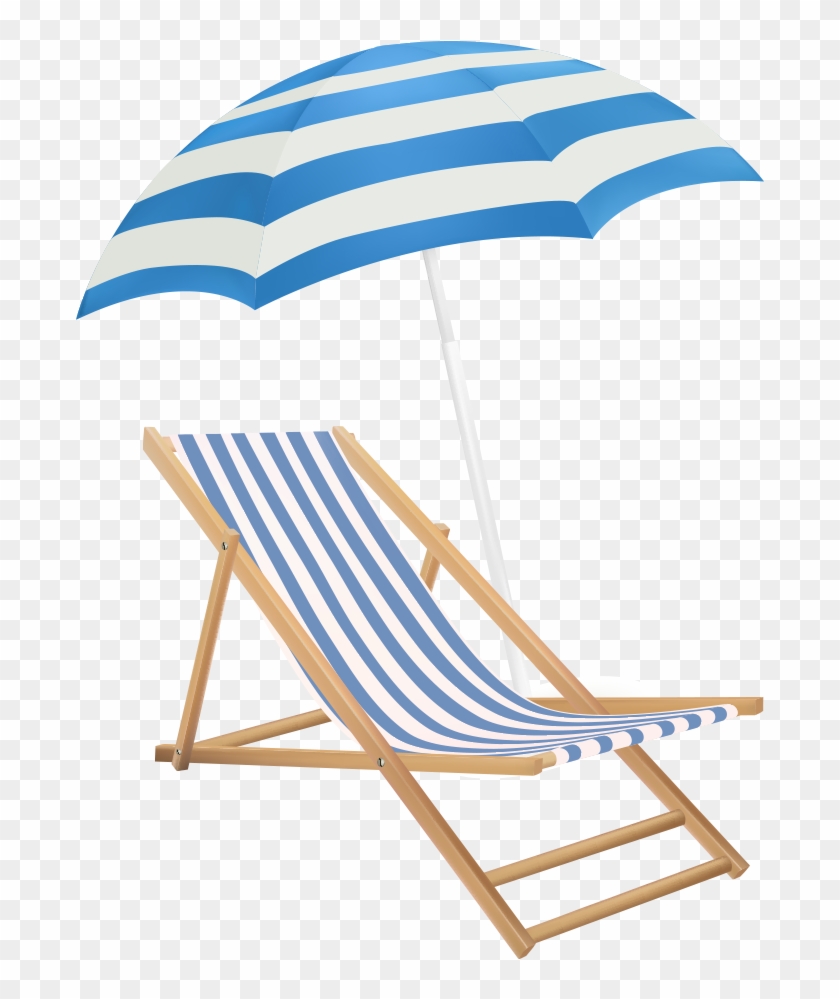 14 Chair Eames Lounge Chair Beach Clip Art - Beach Umbrella Transparent Background #350135