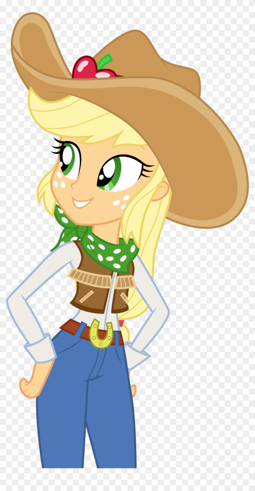 Absurd Res, Applejack, Artist - My Little Pony Equestria Girls Cowgirl #350139