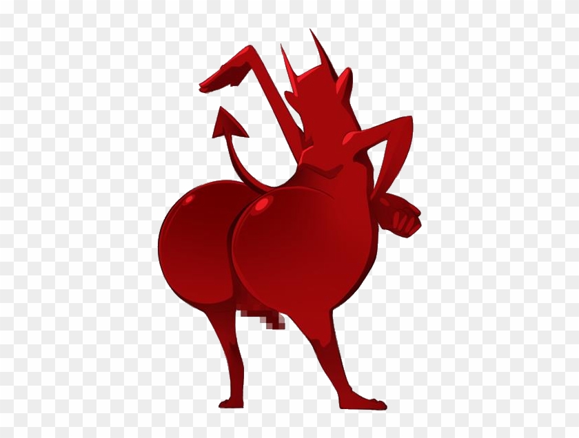 Cow And Chicken Red Guy - Cow And Chicken Red Devil Free Transparent Clipart Images Download