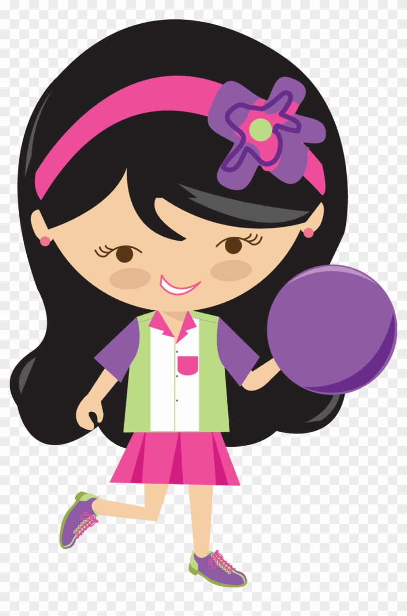 Bowling Girl Clip Art #350186