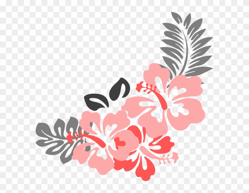 Coral Clipart Coral Flower - Clip Art Hawaiian Flowers #350197