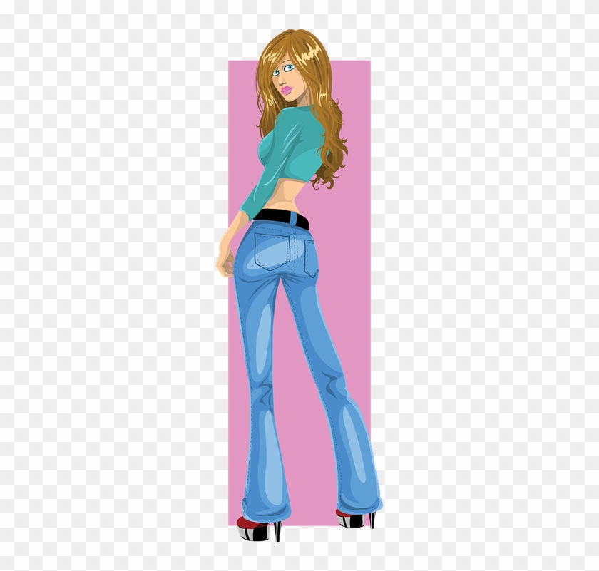 Skinny Jeans Cliparts 28, Buy Clip Art - Drawing #350213