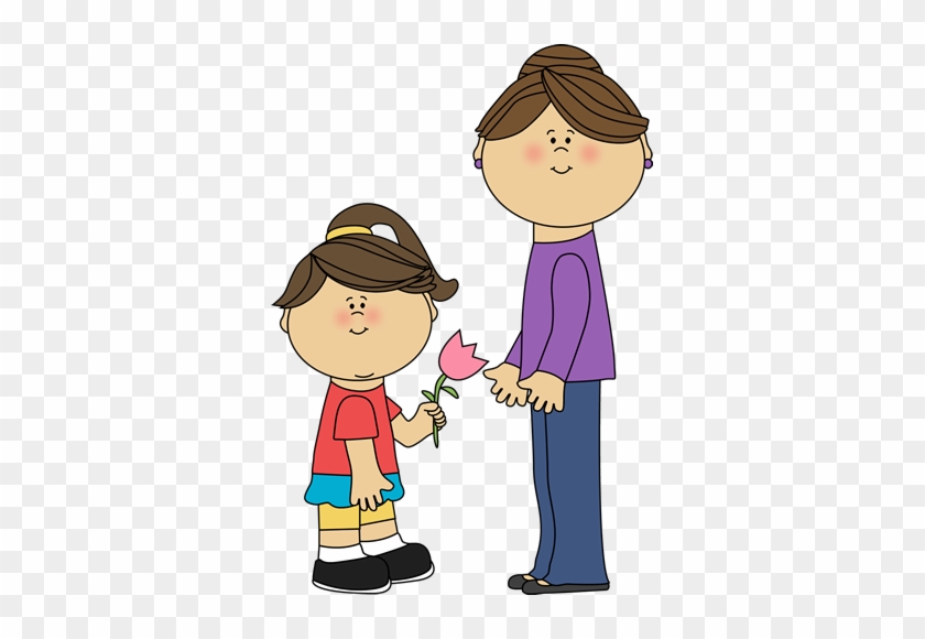 Flower For Mom Clip Art - Free Clipart Mother #350219