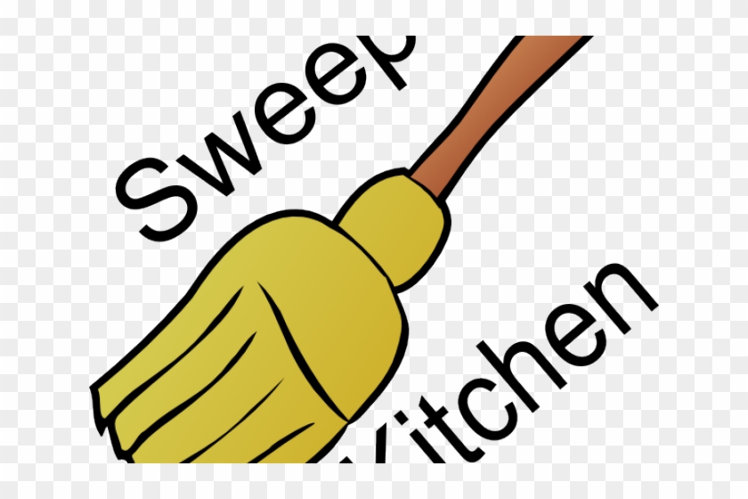 Sweep Kitchen Cliparts - Broom Clip Art #350268