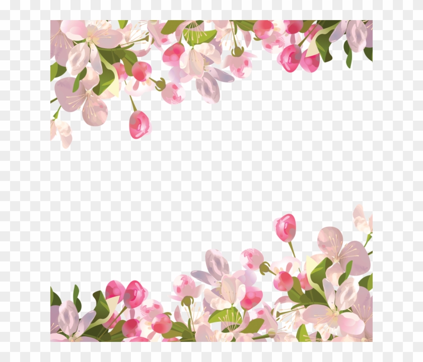Realistic Spring Flowers Background, Spring, Flowers - Transparent Spring Flowers Png #350285
