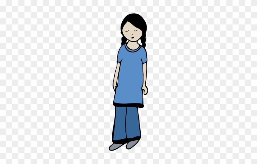 5113 Sad Girl Face Clip Art - 5113 Sad Girl Face Clip Art #350481