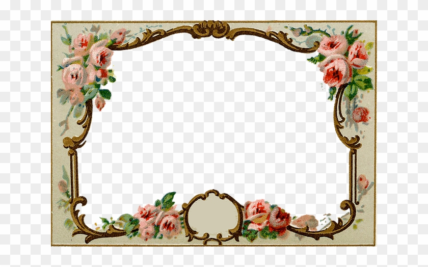 Vintage, Antique, Frame, Ornate, Old, Historic, History - Vintage Frame Transparent Background Png #350528