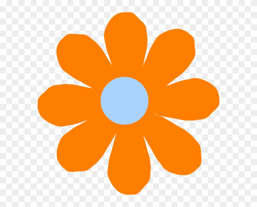 Orange Flower Clipart - Flowers Clipart Orange #350530