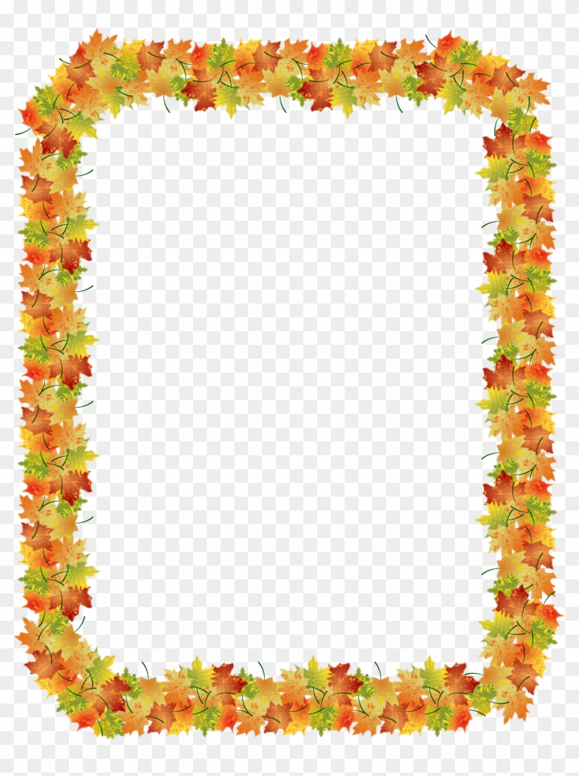 Fall Color Clipart Frame Png - School #350555