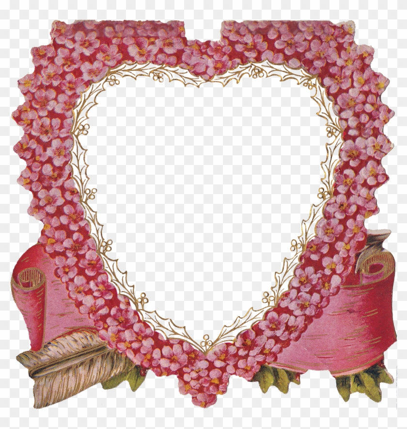 Clipart Frame Heart Pictures Free Image - Heart Frame With Clear Background #350569