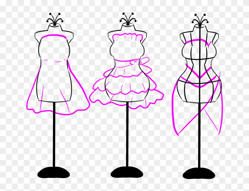 Dress Form Base P2u By Bunniiadopts On Deviantart - Chibi - Free  Transparent PNG Clipart Images Download