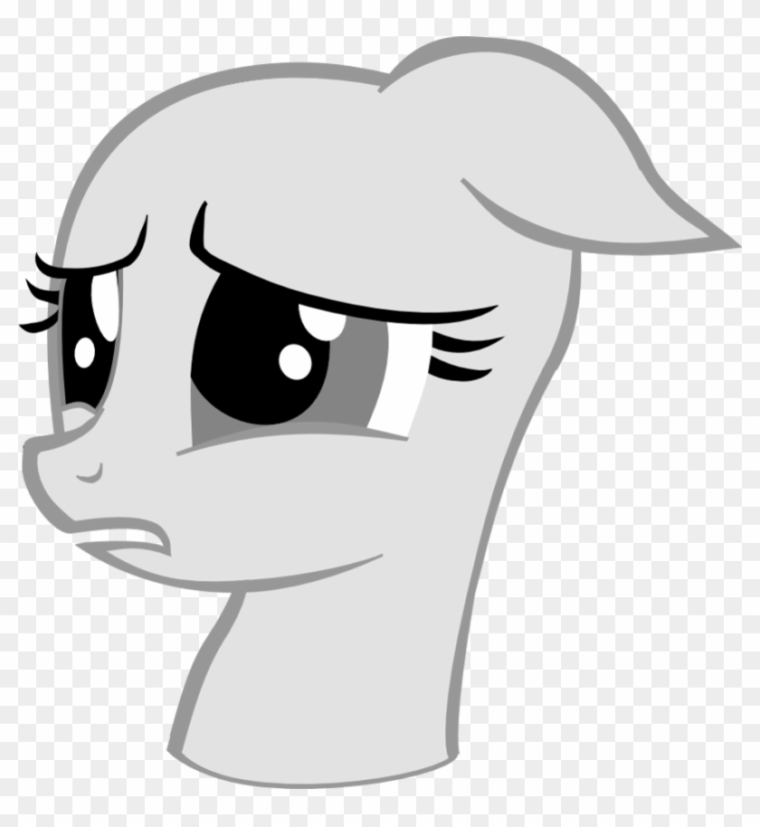 Mlp Base Sad And Mad Pony #350596