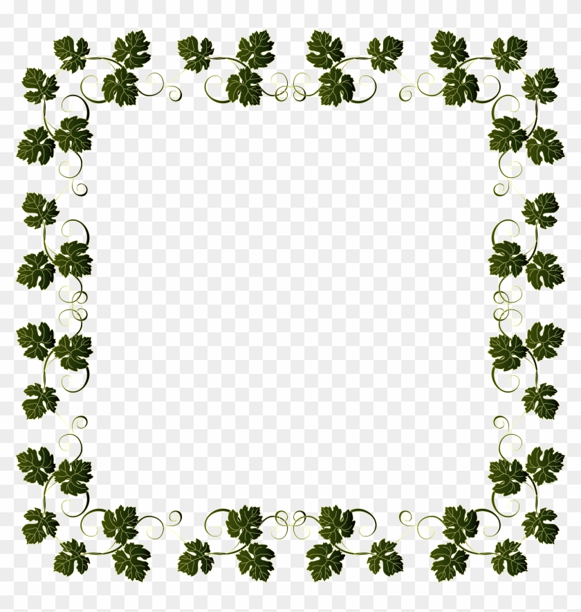 Vine Page Border Beautiful Vine Border Frame Png Clip - Vine Page Border Beautiful Vine Border Frame Png Clip #350618