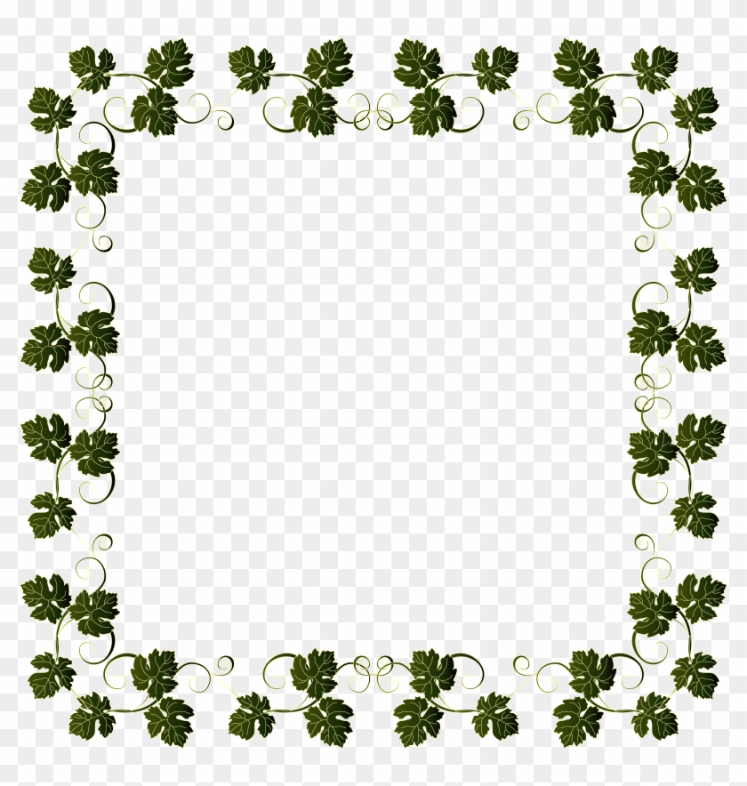 Vine Page Border Beautiful Vine Border Frame Png Clip - Vine Page Border Beautiful Vine Border Frame Png Clip #350618