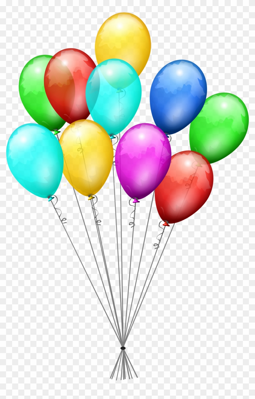 Cliparts Party Balloons 8, Buy Clip Art - Birthday Transparent Background Balloons #350763