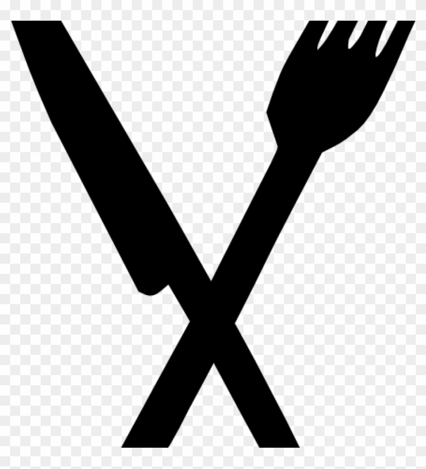 Fork And Knife Clipart Knife Crossed Clip Art At Clker - Clip Art #350812