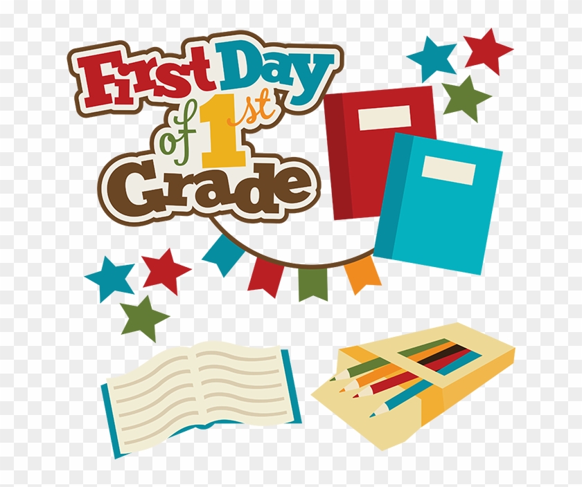 Clip Art School - First Day Of School 1st Grade #350820