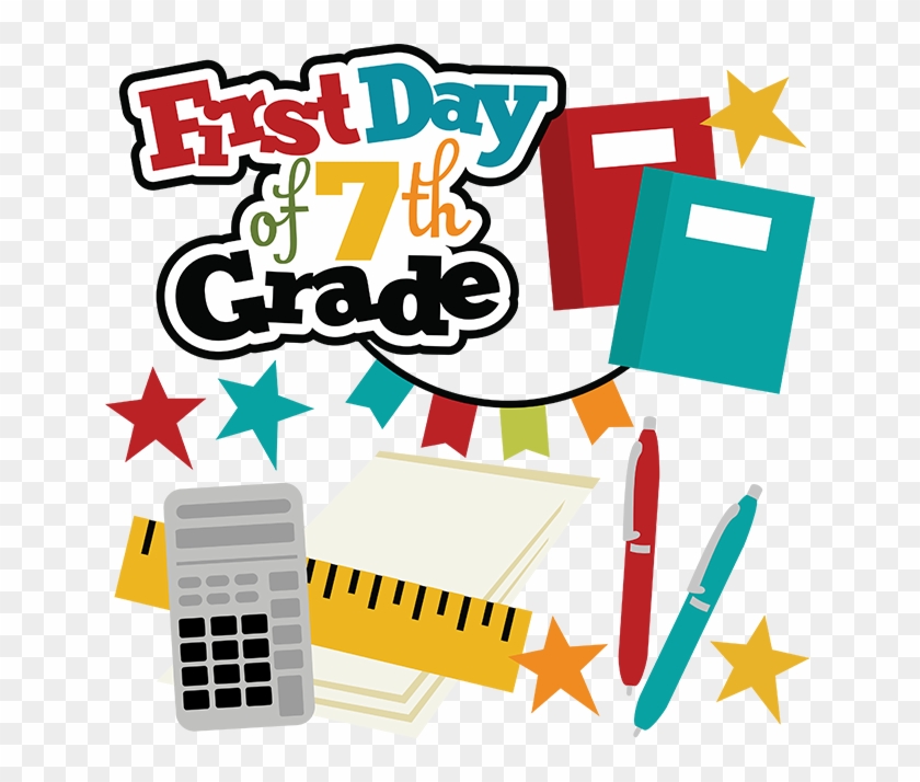 Clip Art School - First Day Of Grade 7 #350829