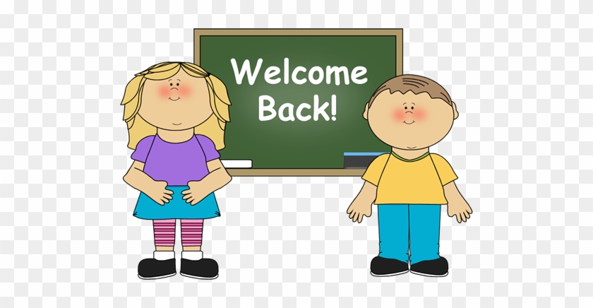 First Day Of School Kid Clipart - Welcome Back To School Card - Free ...