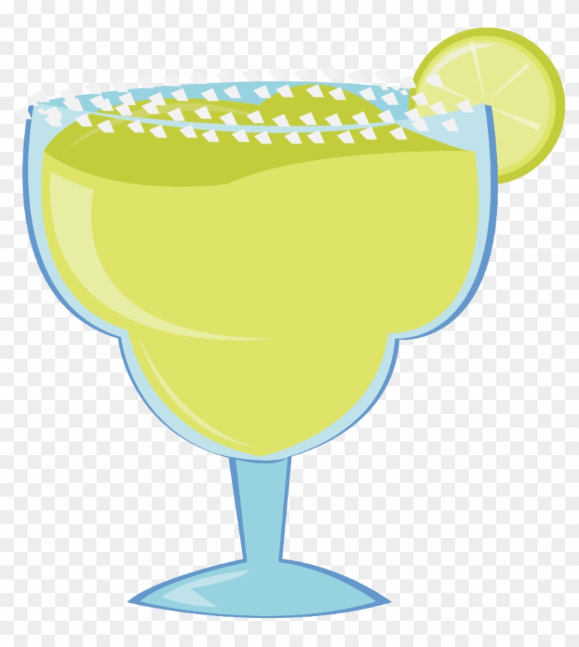 Praia E Piscina - Margarita Glass Clip Art #350953