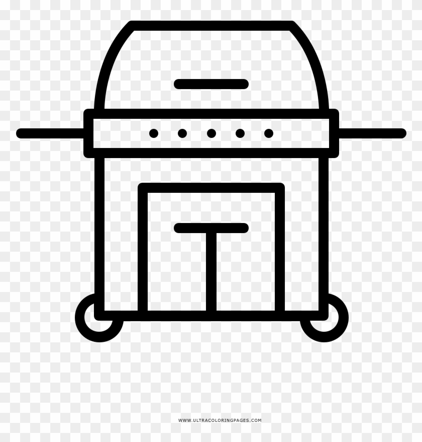 Grill Coloring Page Ultra Coloring Pages Grill Outline - Fireplace #351006