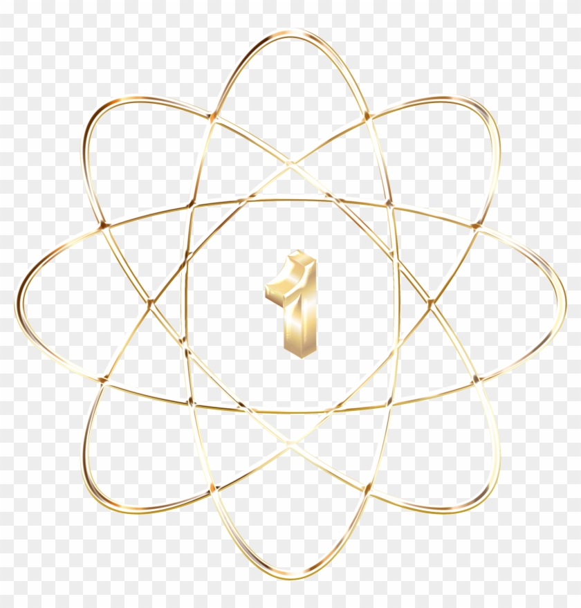 Gold Atom Enhanced No Background - Gold Atom Png #351019